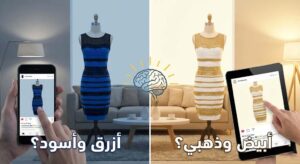 الاوهام البصرية الفستان الذي حير العالم