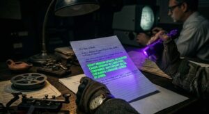 التشفير والكتابة بين السطور