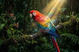 الوان ريش الببغاء موقع تدوينات