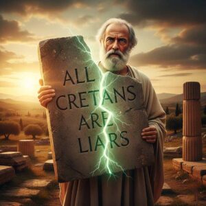 بداية مفارقة الكذاب