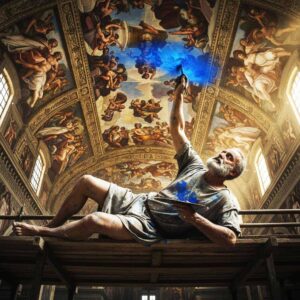 مايكل أنجلو ألوان الفريسكو