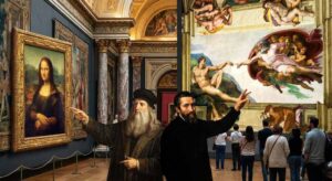 مايكل أنجلو وليوناردو دافنشي