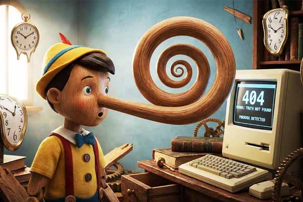 مفارقة الكذاب موقع تدوينات