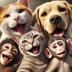 هل تضحك الحيوانات